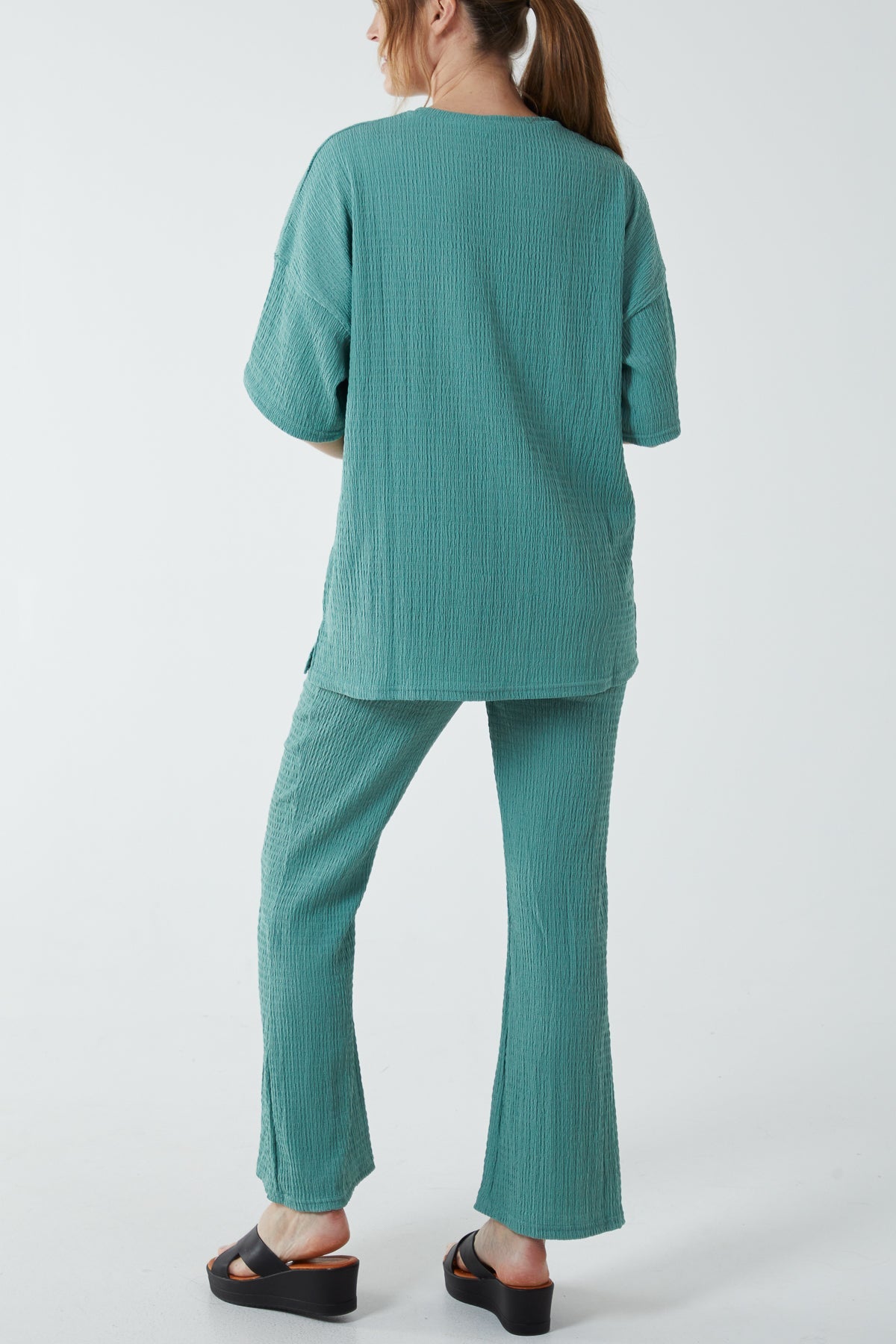 Waffle Trouser And T-Shirt Co-Ord