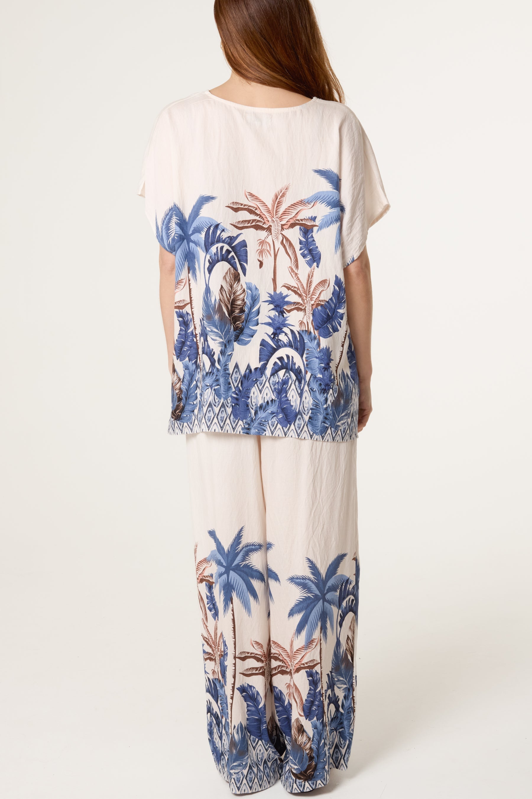 Tropical Palm Tree Print Co-Ord