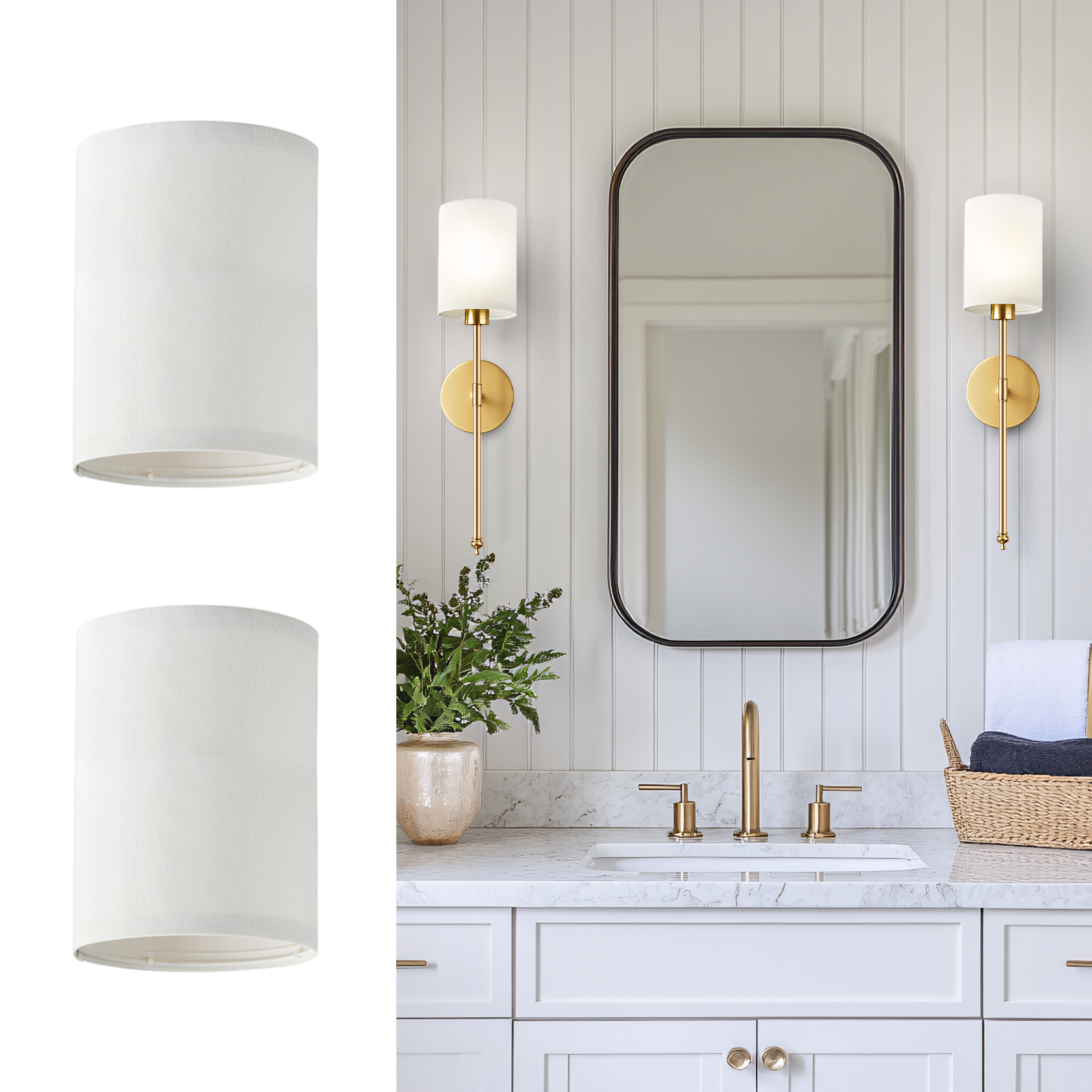 Cylindrical Shades (Set of 2)