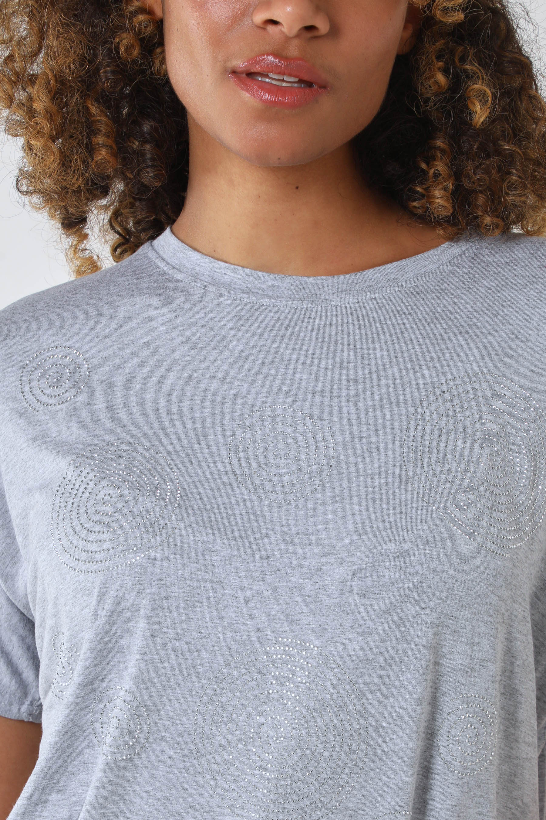 Hotfix Swirl Oversized T Shirt