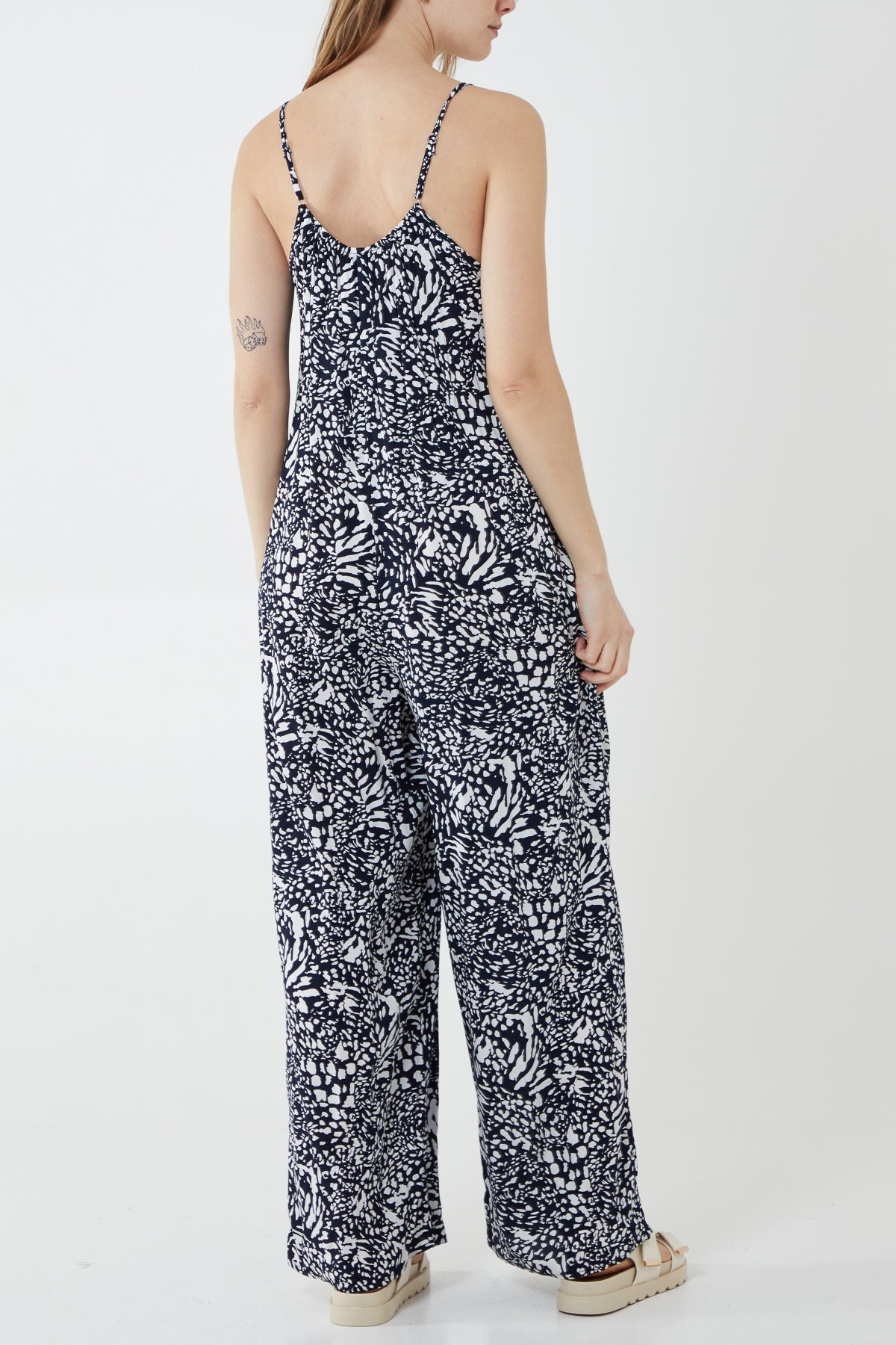 Animal Print Andy Pandy Cami Jumpsuit
