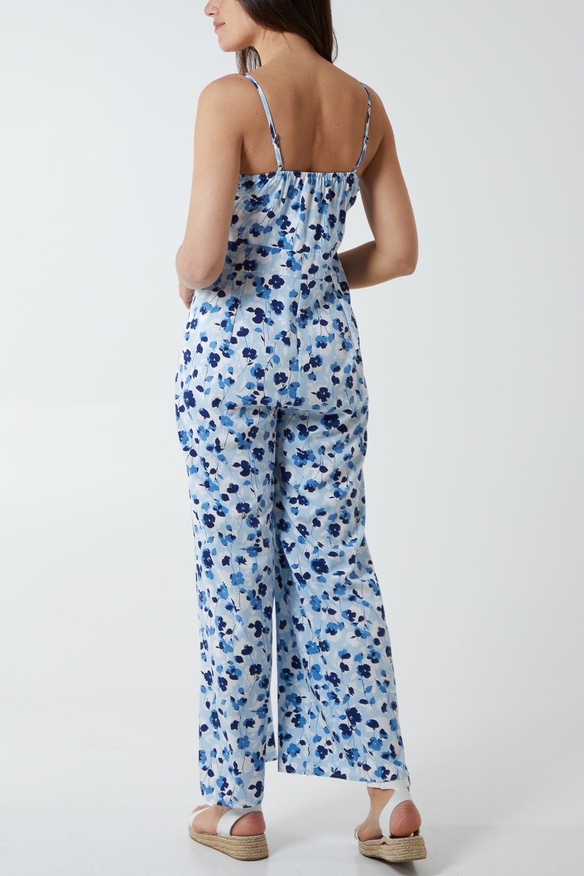 Floral Print Andy Pandy Cami Jumpsuit