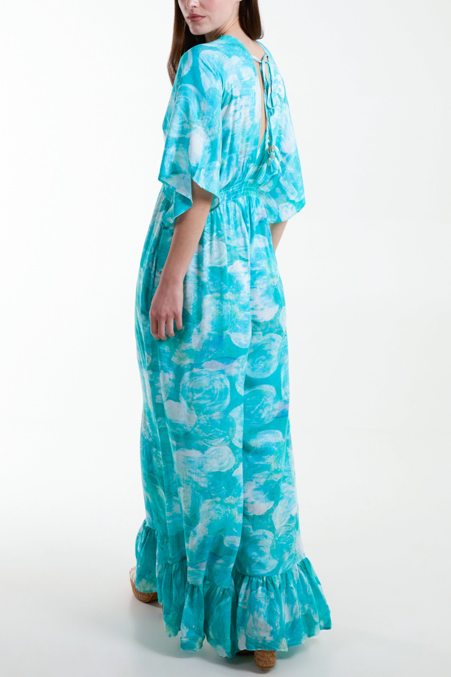 Abstract V Back & Front Jumpsuit