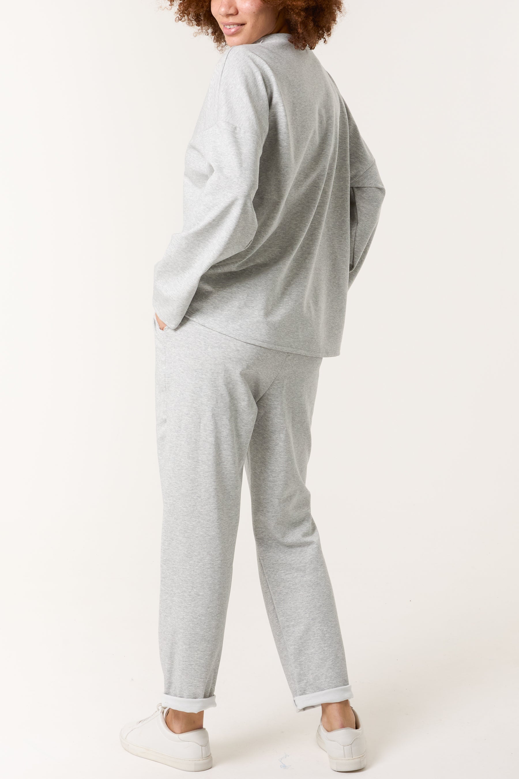 Soft Touch Top & Leopard Bow Trouser Set