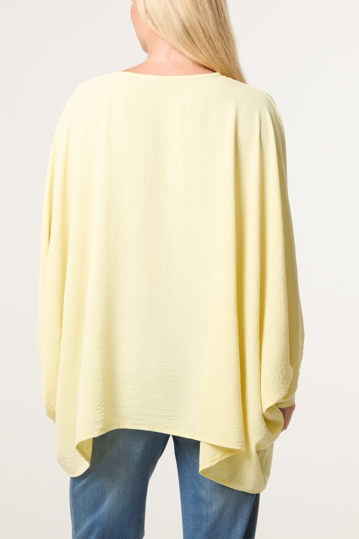 Tie Front Cuff Sleeve Floaty Blouse