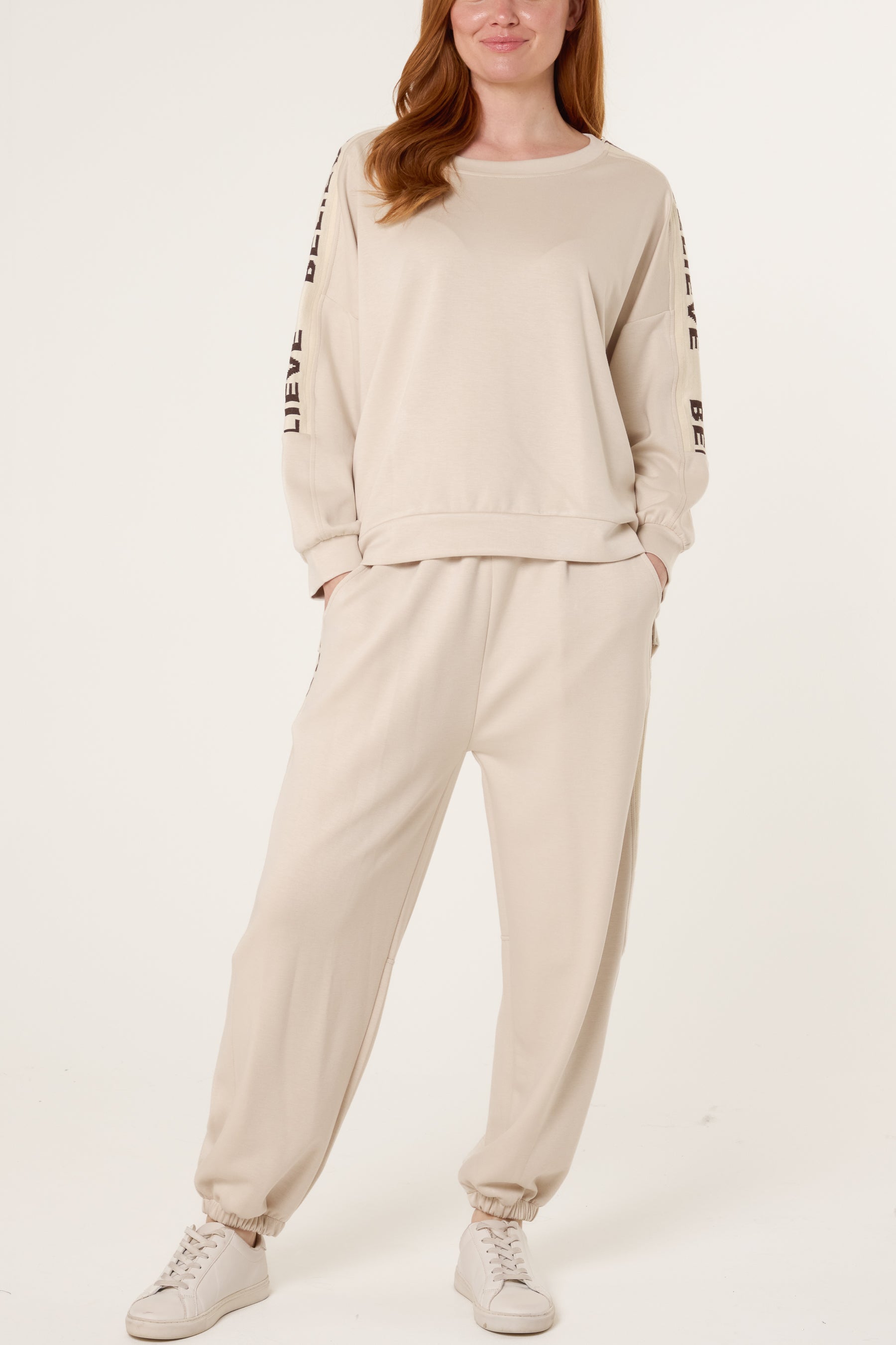 "Believe" Side Detail Tracksuit