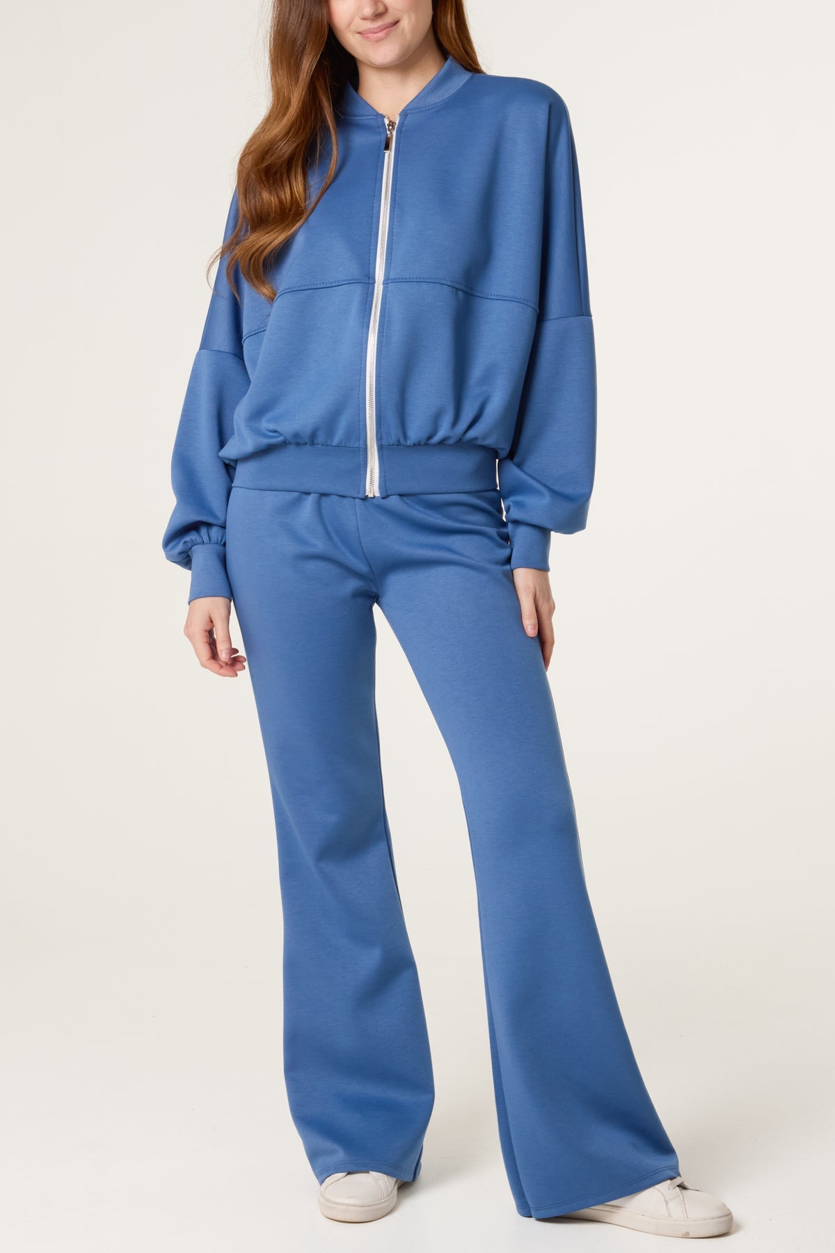 Bomber Jacket & Flare Trousers Set