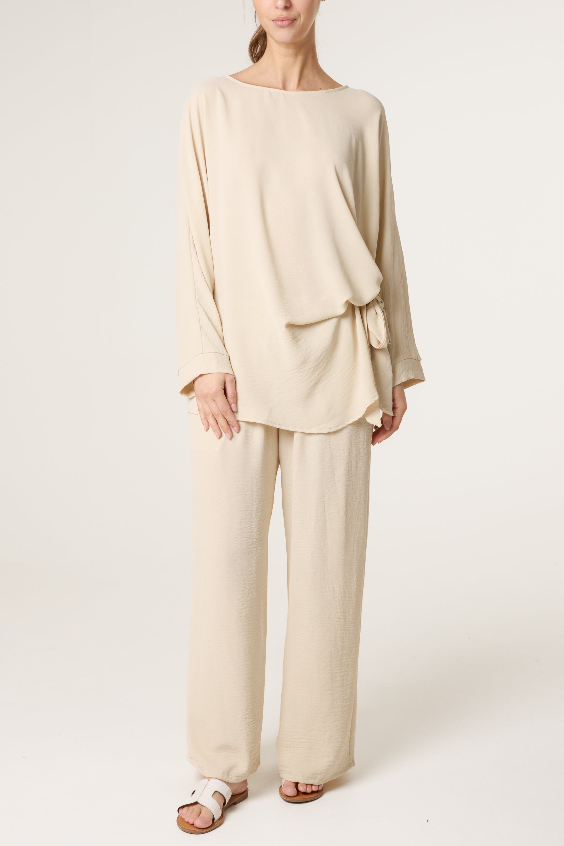 Long Sleeve Side Knot Co-Ord Set