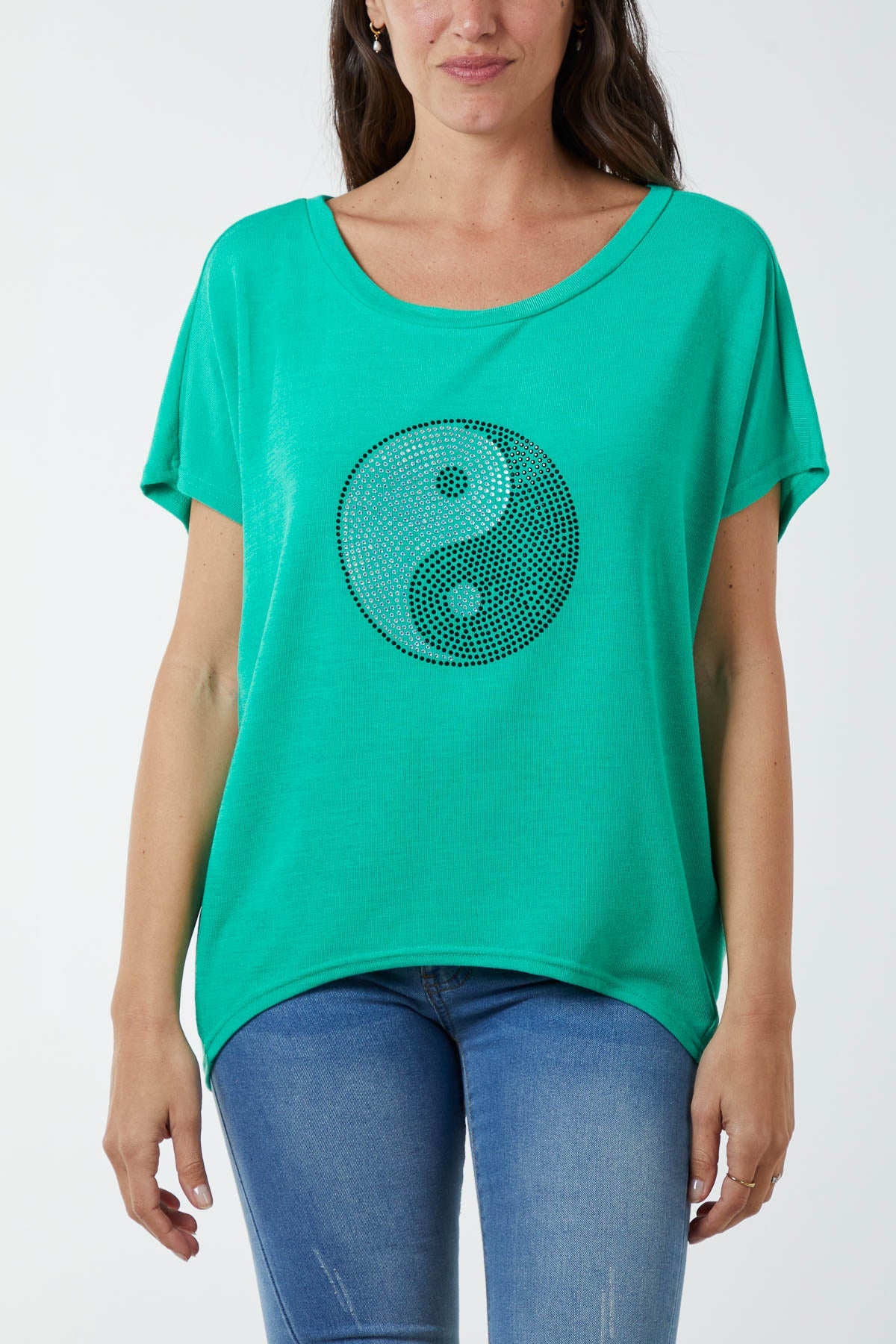 Yin & Yang Diamante Top