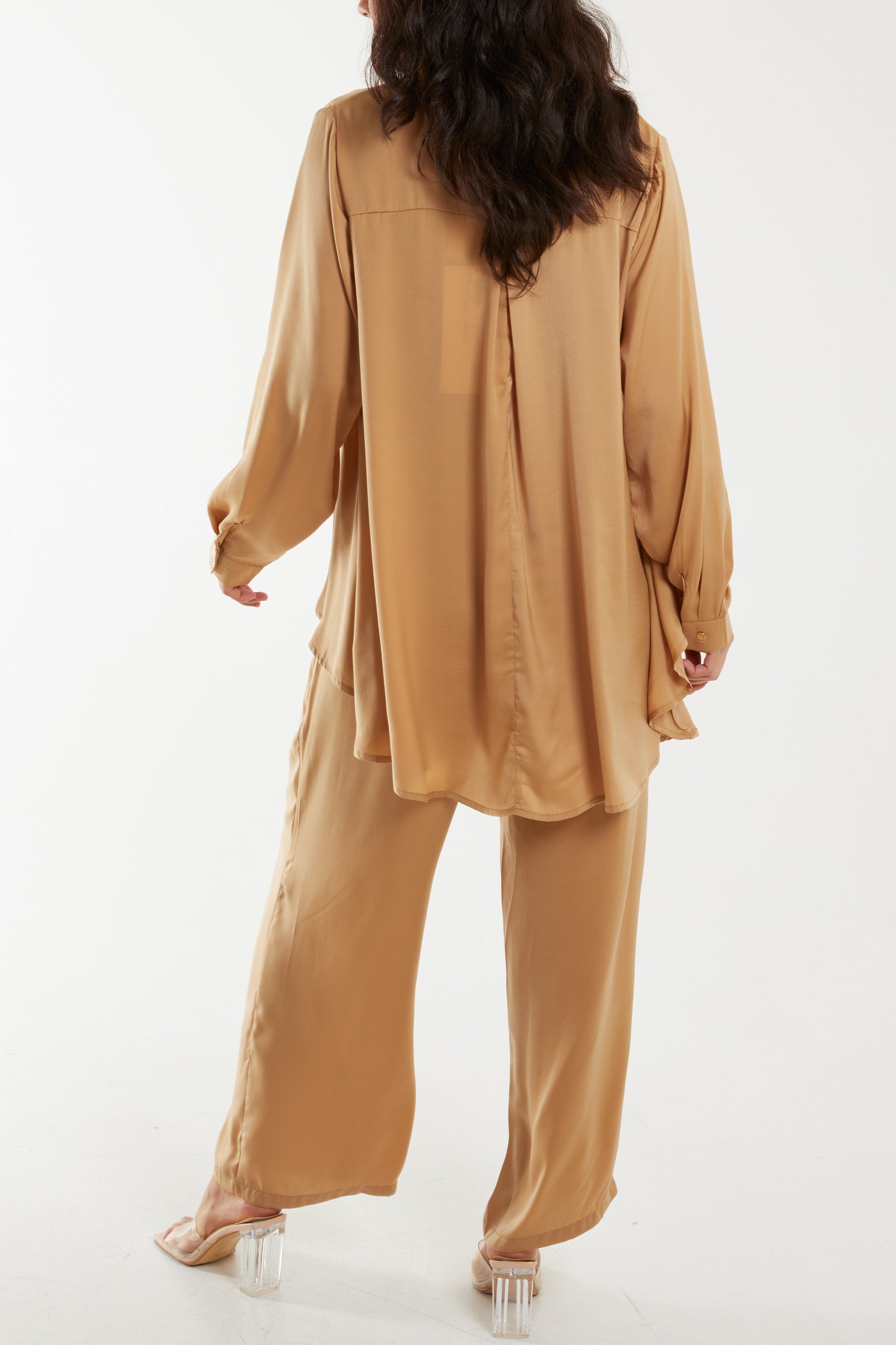 Lightweight Shirt & Wide Leg Trouser Co-Ord