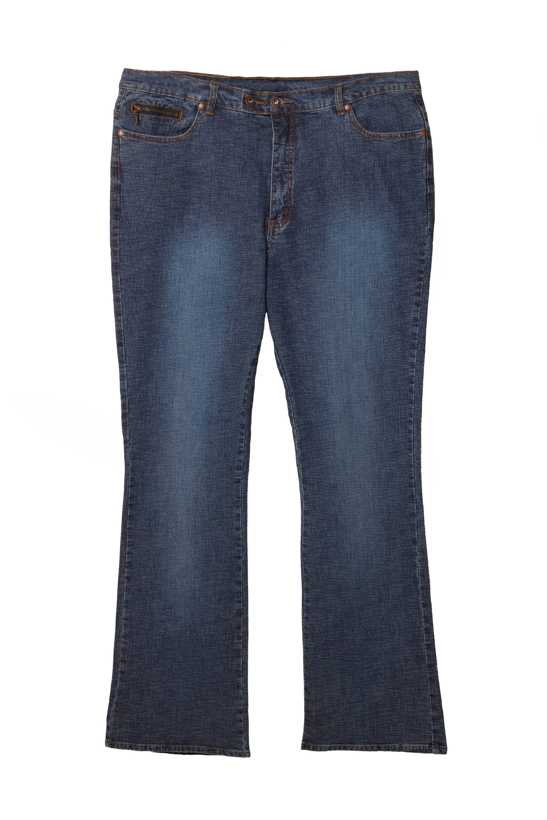 Curve Double Button Jeans