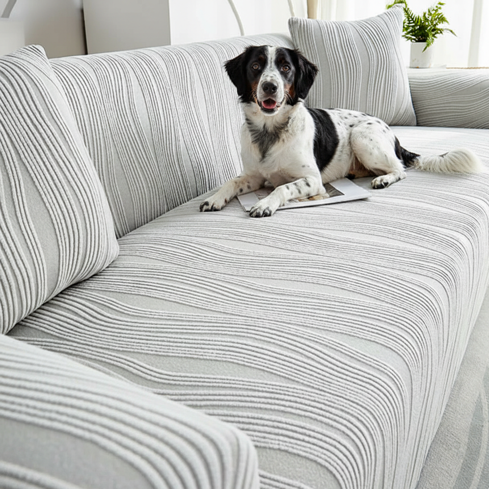 Vora - Jacquard Stretch Sofa Cover