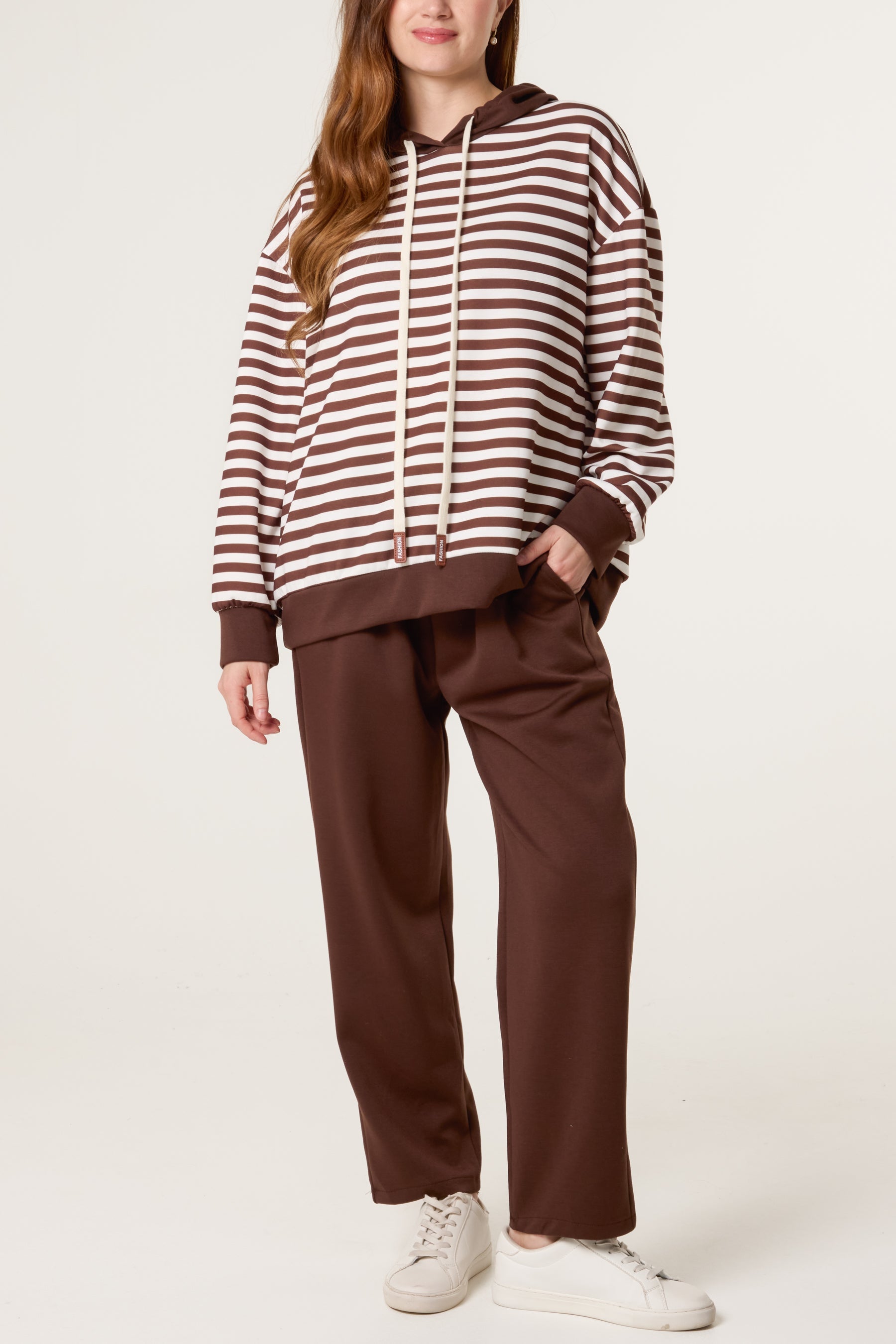 Striped Hoodie Soft Touch Tracksuit