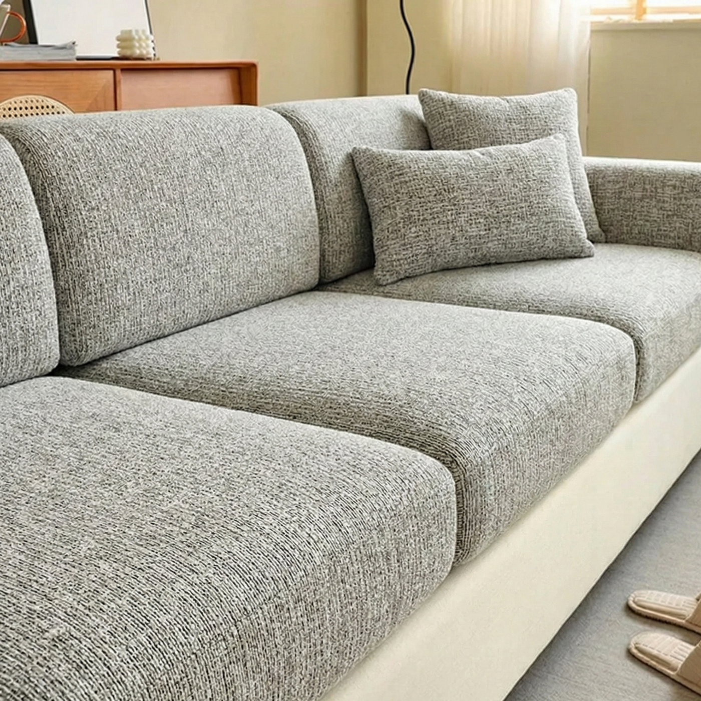Svea - Chenille Stretch Sofa Cover for Individual Cushions