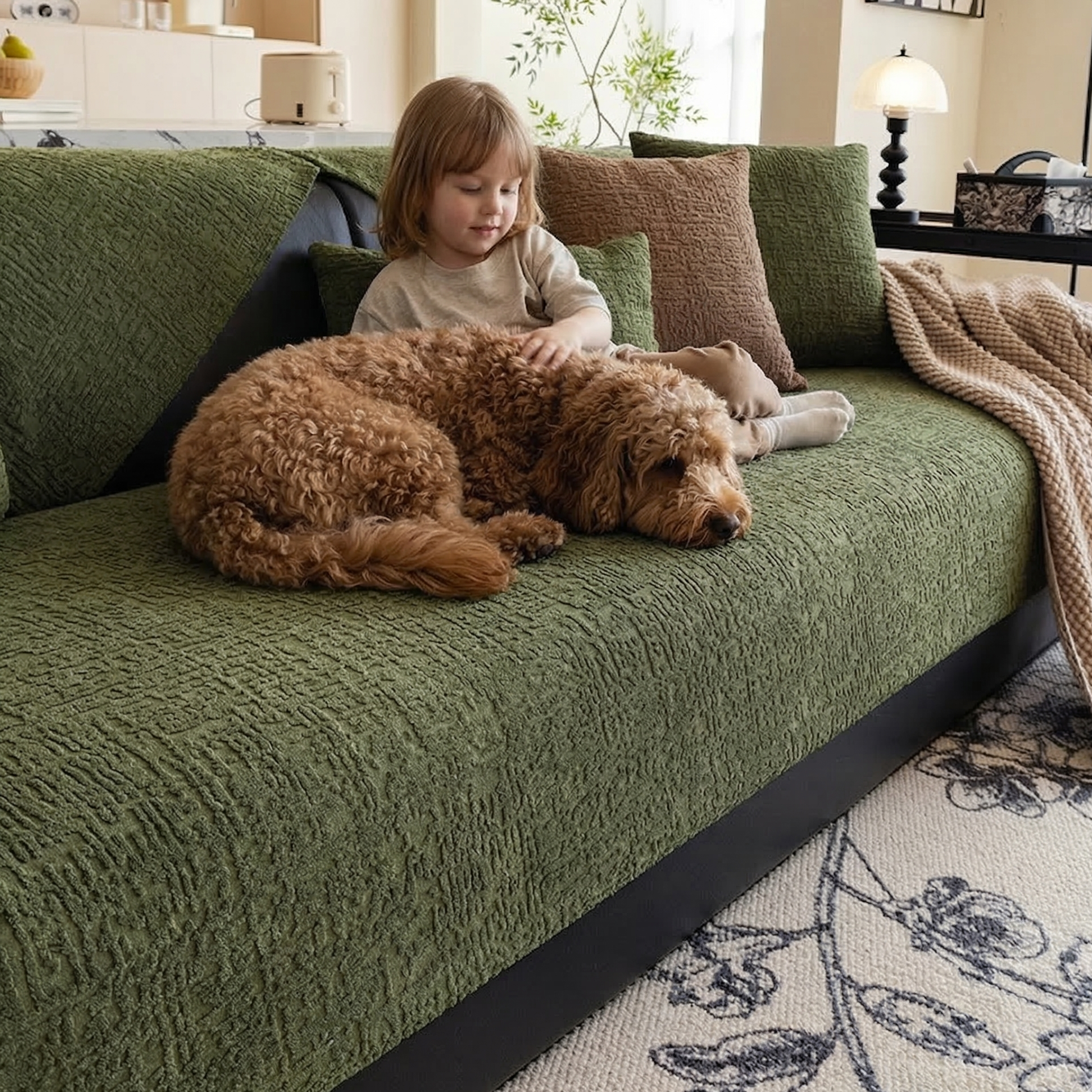 Vilda - Chenille Non-Slip Sofa Cover