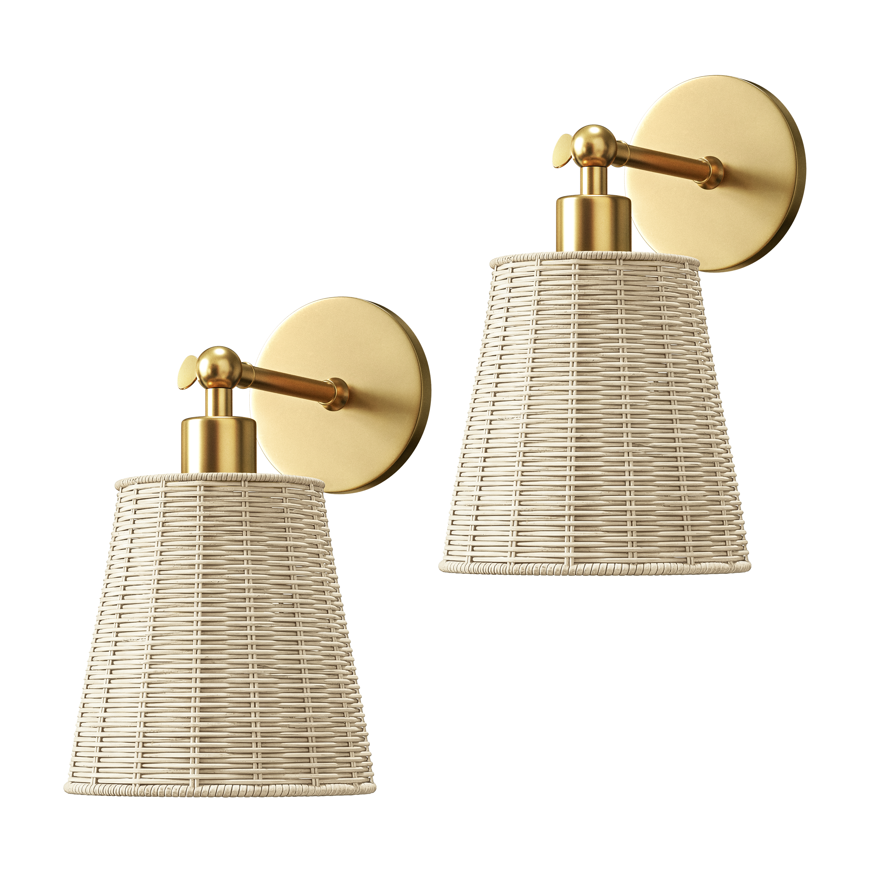 NATURAL WIRELESS WALL SCONCE