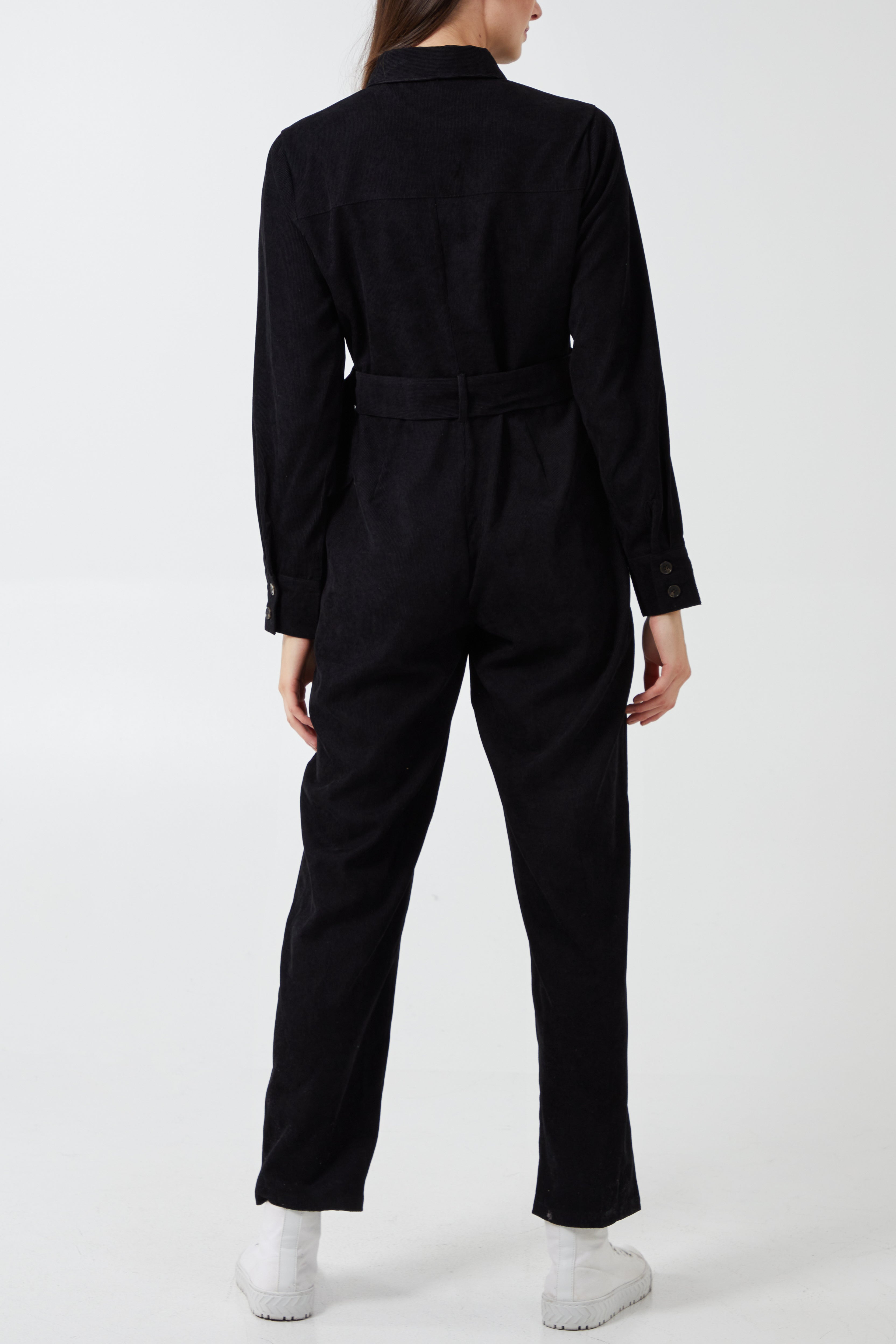 Belted Cord Boilersuit