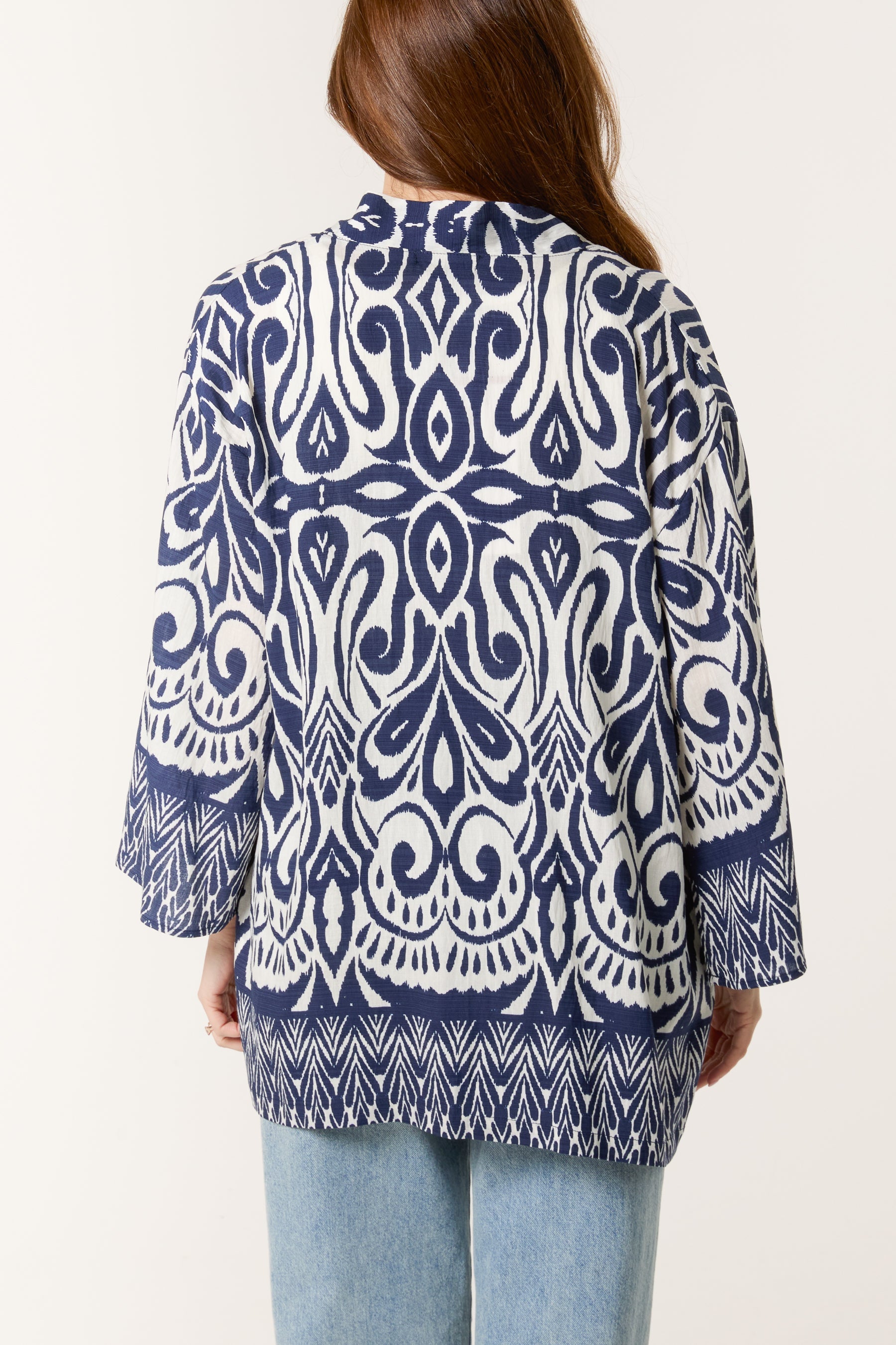 Abstract Print Kimono