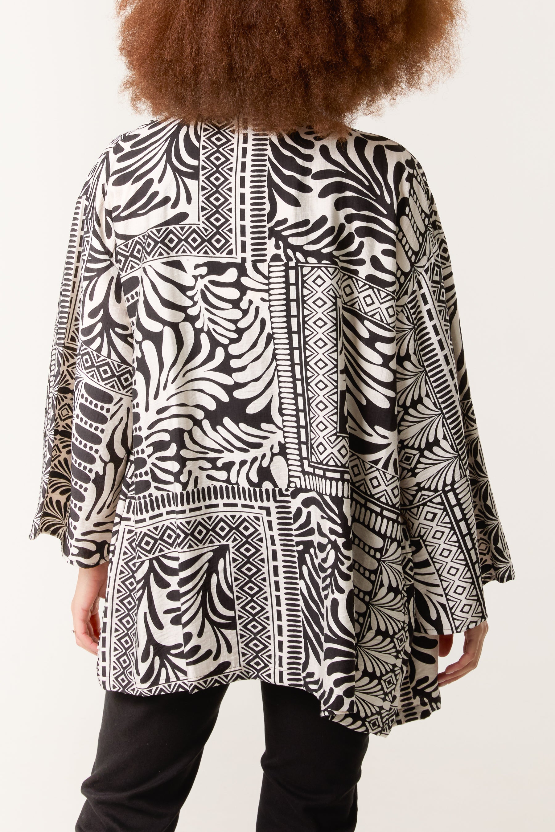 Multi Print Kimono