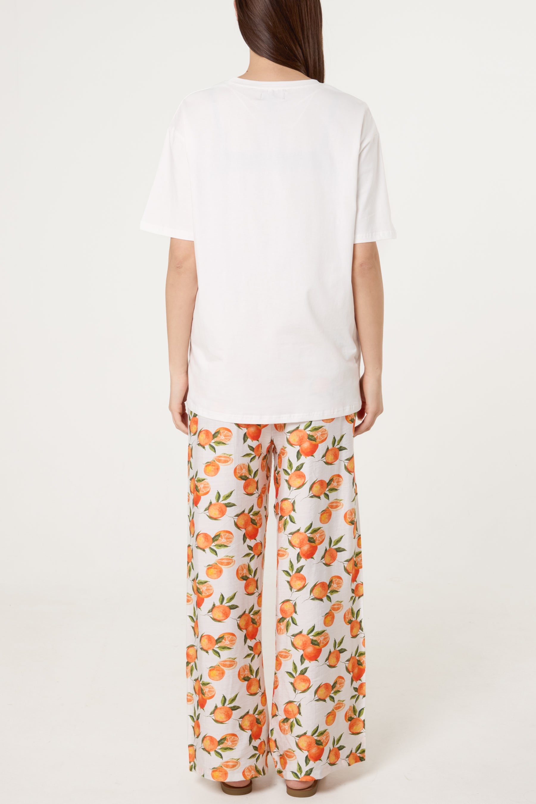 Amalfi Oranges T-Shirt & Trousers Set
