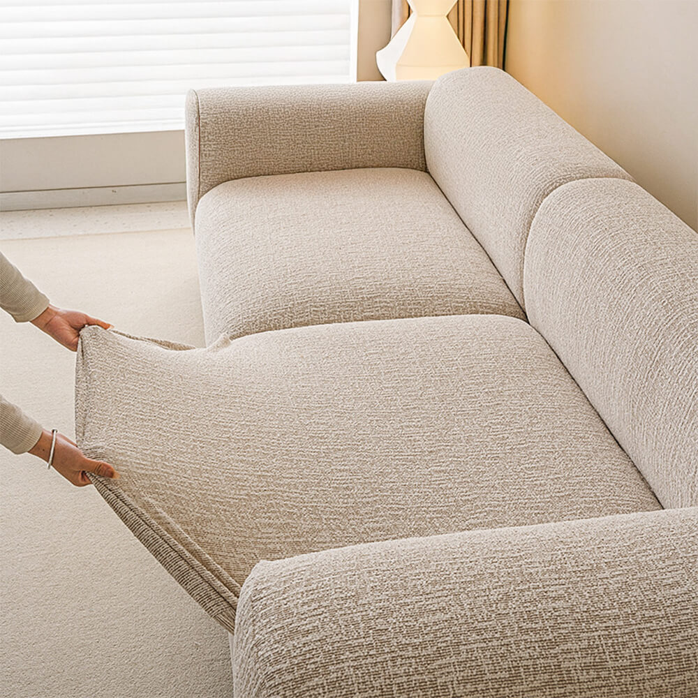 Svea - Chenille Stretch Sofa Cover for Individual Cushions