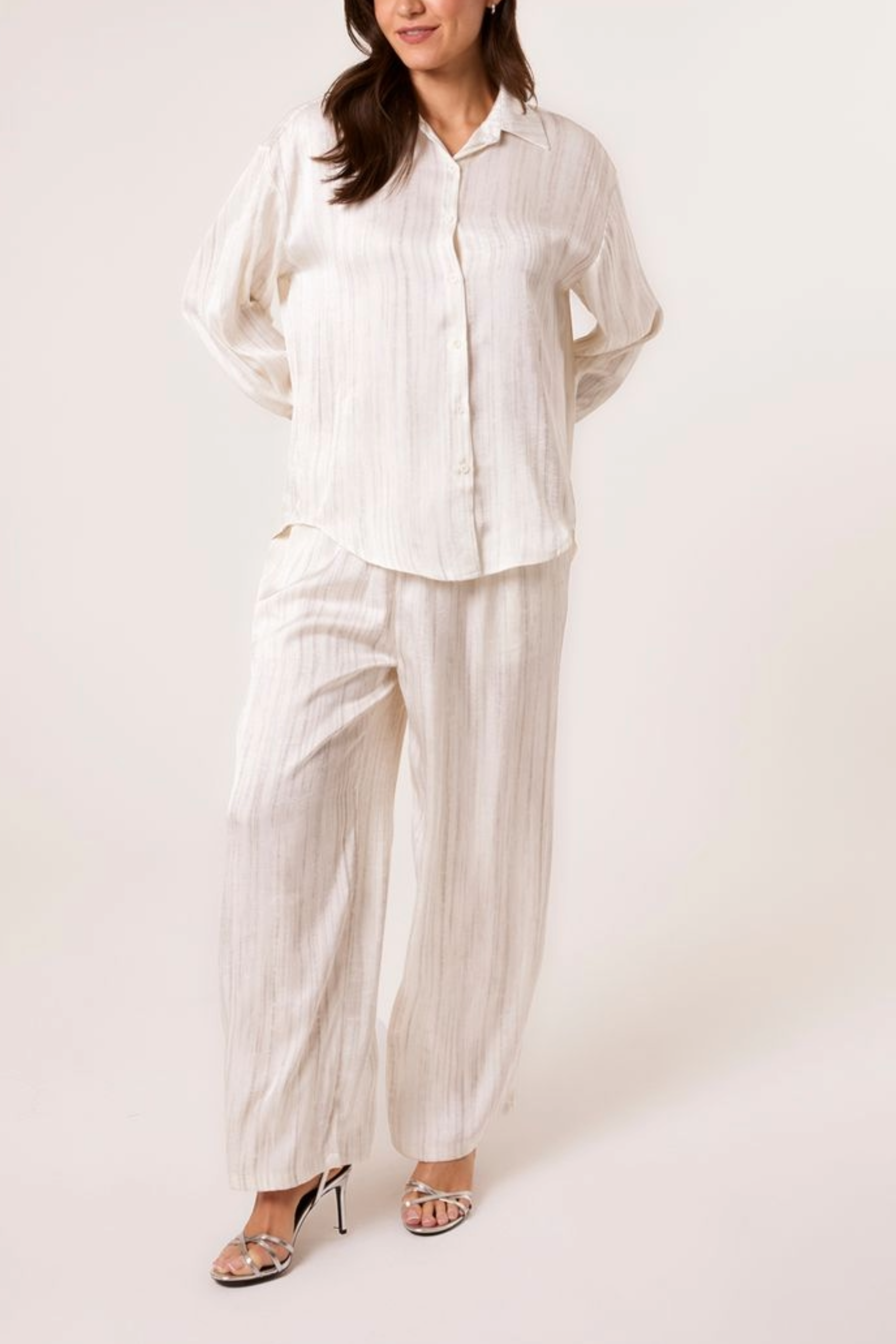 Subtle Striped Long-Sleeve Shirt