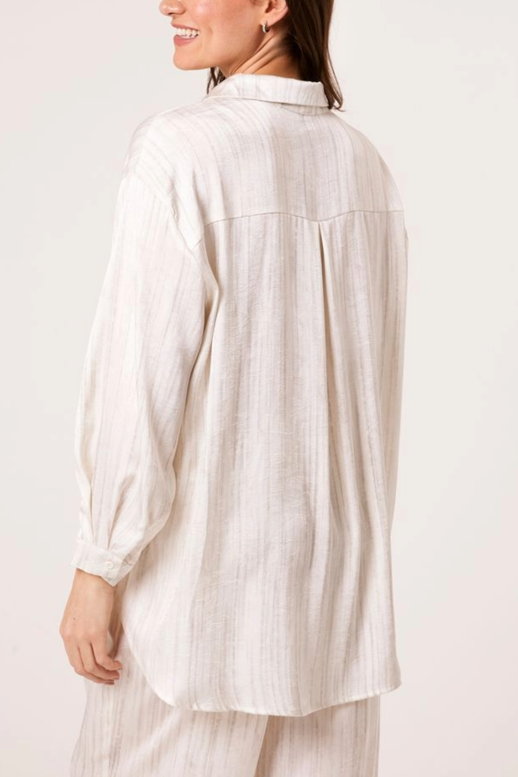 Subtle Striped Long-Sleeve Shirt