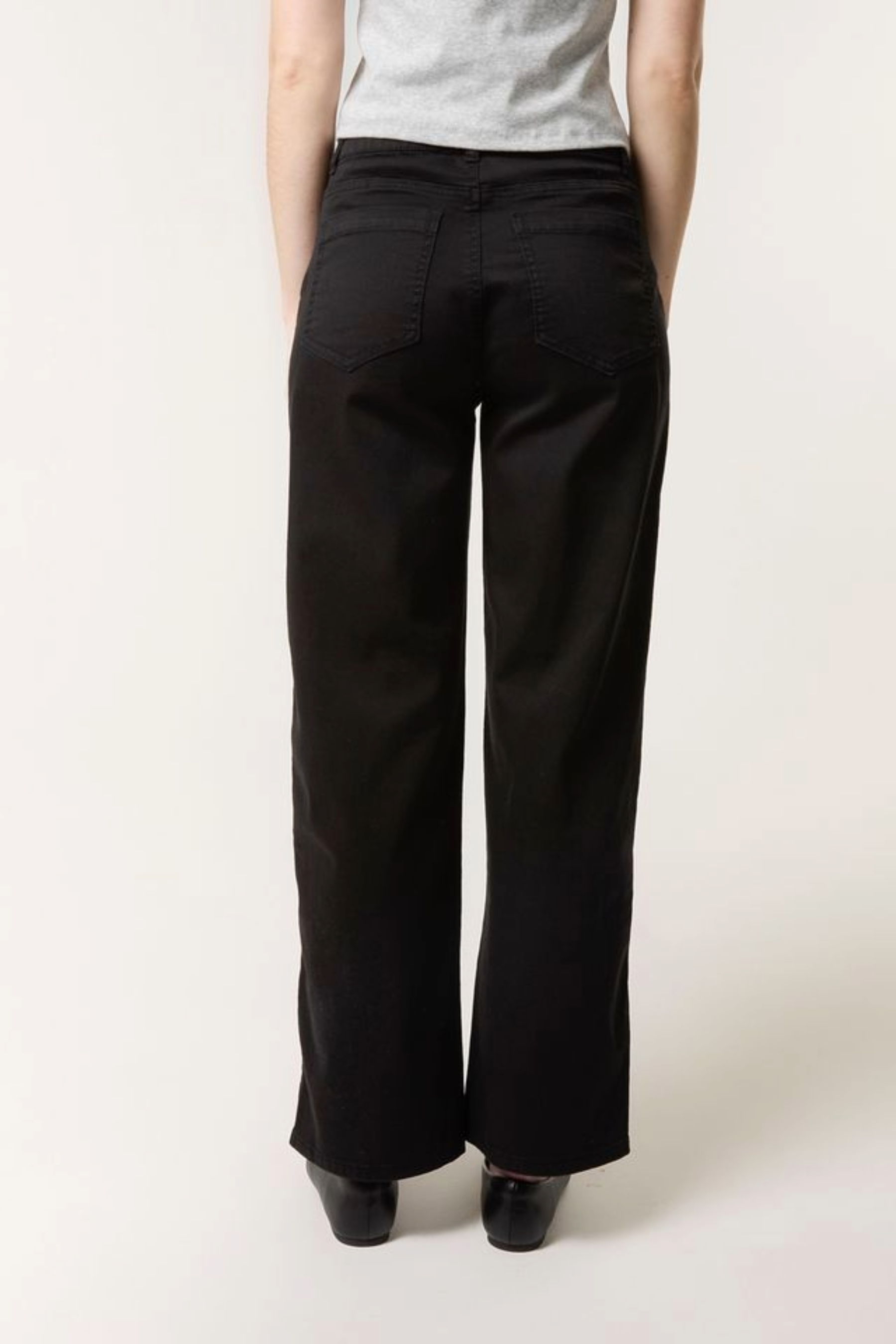 Wide Leg Cotton Trouser Jeans
