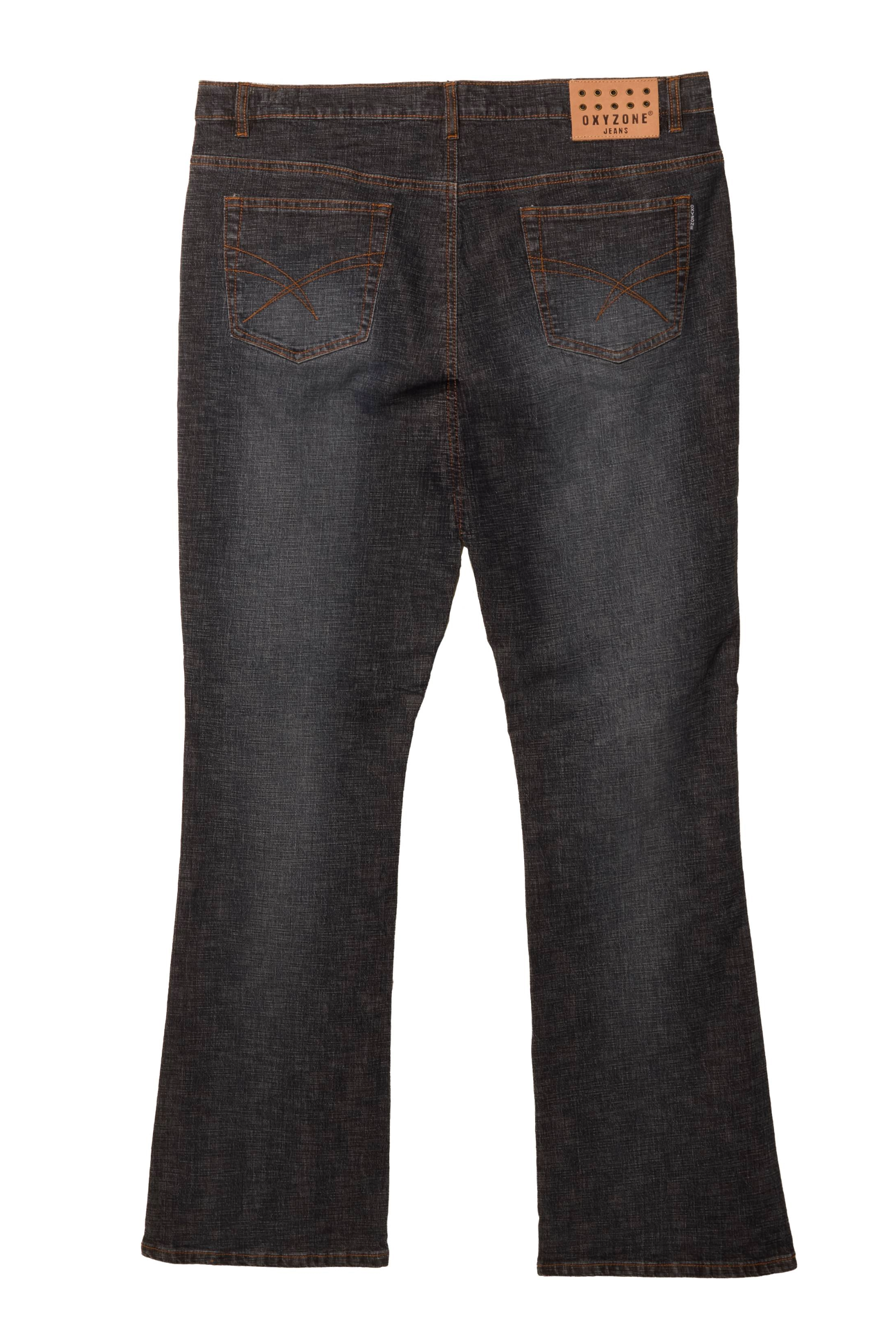 Curve Dark-Denim Double Button Jeans