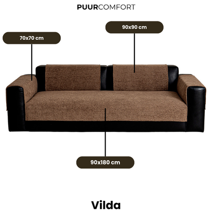 Vilda - Chenille Non-Slip Sofa Cover