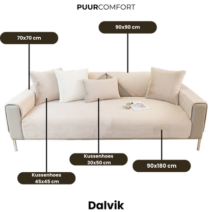 Dalvik - Soft Velvet Non-Slip Sofa Cover