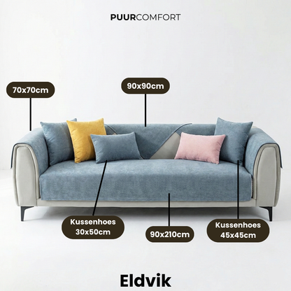 Eldvik - Comfortable Chenille Non-Slip Sofa Cover