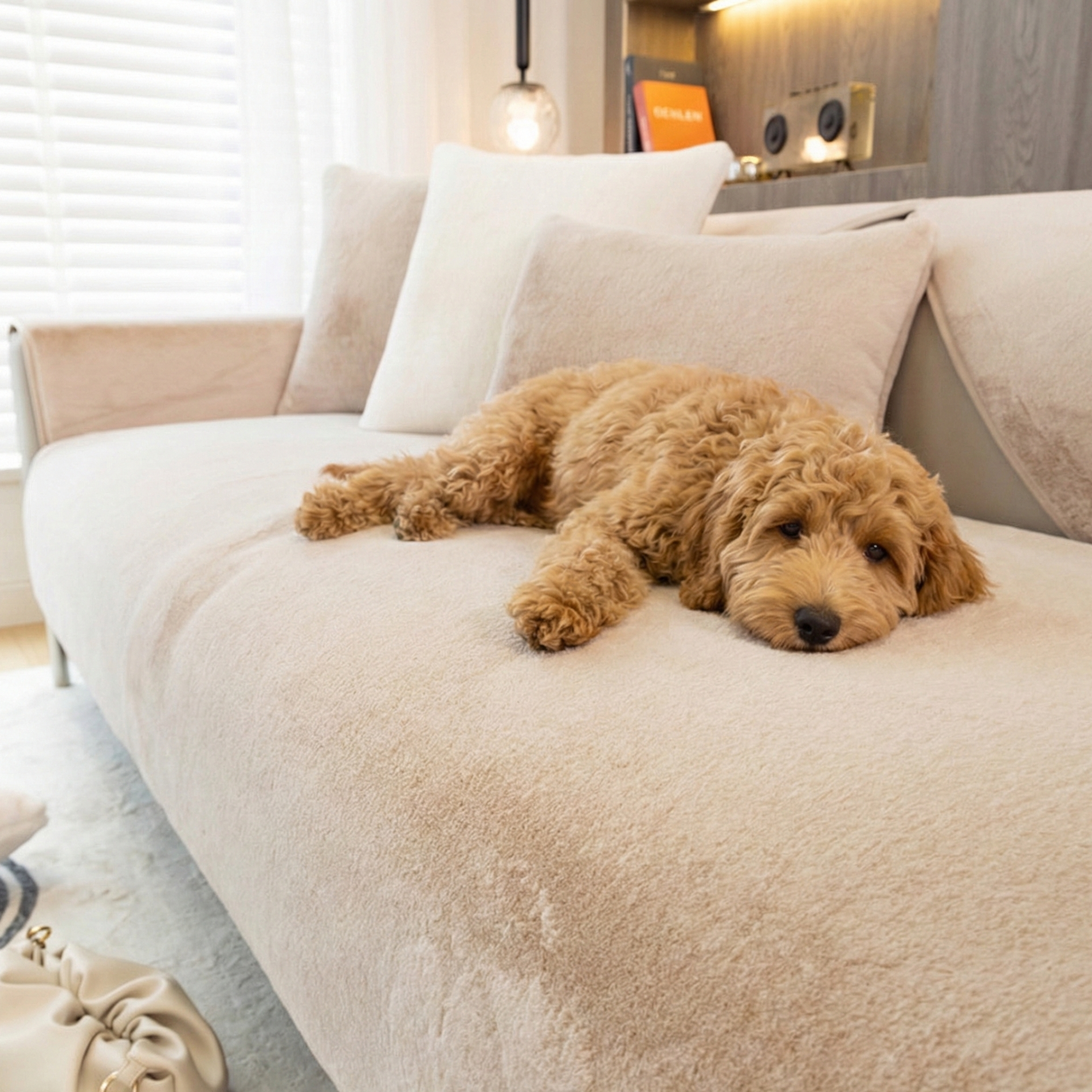 Dalvik - Soft Velvet Non-Slip Sofa Cover