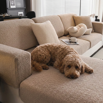 Yrsa - Teddy Stretch Sofa Cover for Individual Cushions